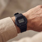 Classic All-Black Digital Men’s Watch with Shock-Resistant Square Case
