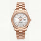 Rose Gold Day-Date President-Style Luxury Men’s Watch with Fluted Bezel