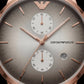 Two-Tone Rose Gold Chronograph Luxury Women’s Watch with Champagne Dial