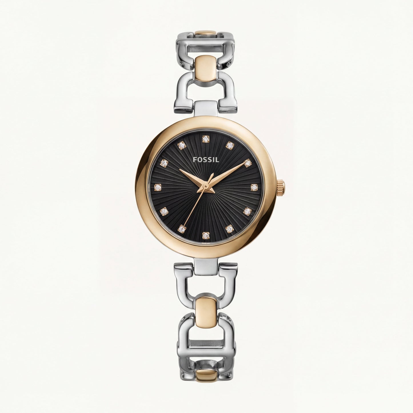 Midnight Gold Luxury Watch – Two-Tone Bracelet Edition Product Description