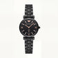 Midnight Onyx Crystal Watch – Black Luxe Edition