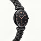 Midnight Onyx Crystal Watch – Black Luxe Edition