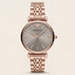 Rose Aura Crystal Watch – Full Rose Gold Edition