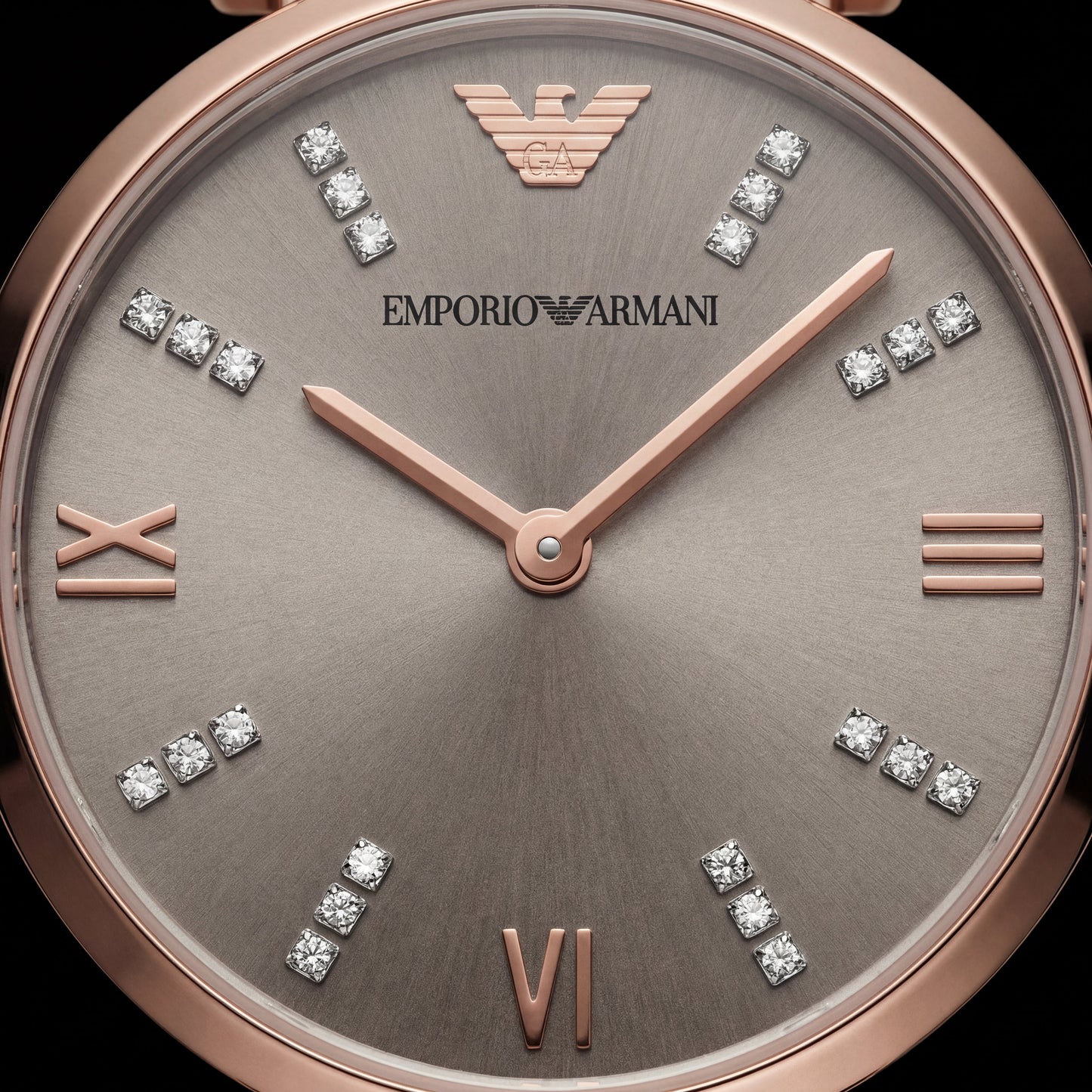 Rose Aura Crystal Watch – Full Rose Gold Edition