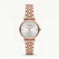 Rose Lumière Crystal Watch – Full Rose Gold Edition