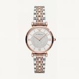 Diamond Aura Pavé Watch – Two-Tone Rose Edition