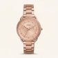 Full Rose Gold Chronograph Crystal Bezel Watch – Grand Luxe Edition