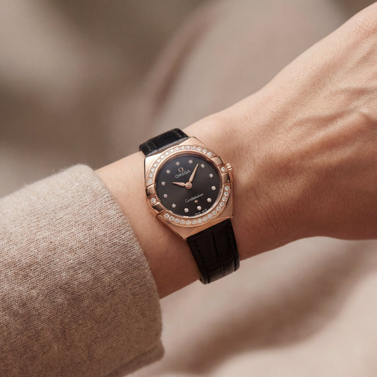 Constellation Noir Leather – Rosé Diamond Edition