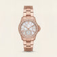 Blush Royale Crystal Watch – Rose Gold Edition
