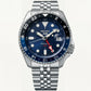 Ocean Blue GMT Steel Watch
