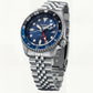 Ocean Blue GMT Steel Watch