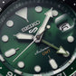 Emerald Green GMT Steel Watch