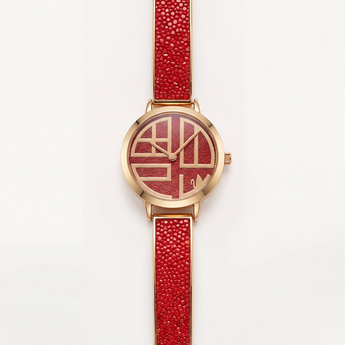Scarlet Signature Watch – Rose Gold Statement Edition