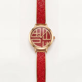 Scarlet Signature Watch – Rose Gold Statement Edition