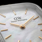 Pearl Two-Tone Rectangle Watch – Gold & Silver Radiance Edition