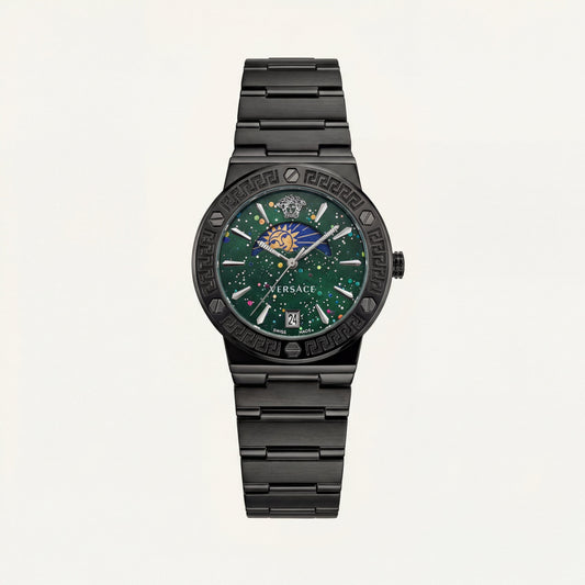 Medusa Emerald Noir Watch – Black Signature Edition