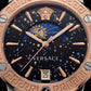 Medusa Midnight Two-Tone Watch – Rose Steel Signature Edition