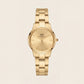 Classic Gold Minimal Watch – Heritage Brushed Edition