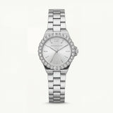Silver Crystal Bezel Watch – Classic Radiance Edition