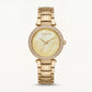 Golden Pearl Crystal Watch – Full Gold Luxe Edition
