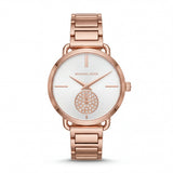 Rose Gold Stainless Steel Crystal Sub-Dial Minimal Luxury Bracelet Watch – Women