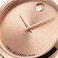 Two-Tone Steel & Rose Gold Minimalist Champagne Sunray Dial Luxury Bracelet Watch – Women