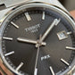 Stainless Steel Integrated Bracelet Black Sunburst Dial Date Watch – Men