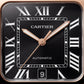 Rose Gold Square Automatic Roman Dial Steel Watch