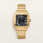 Royal Gold Square Automatic Roman Dial Steel Watch