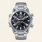 Titanium Grey Hybrid Solar Chrono Sports Watch