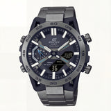 Carbon Black Solar Chrono Digital-Analog Sports Watch