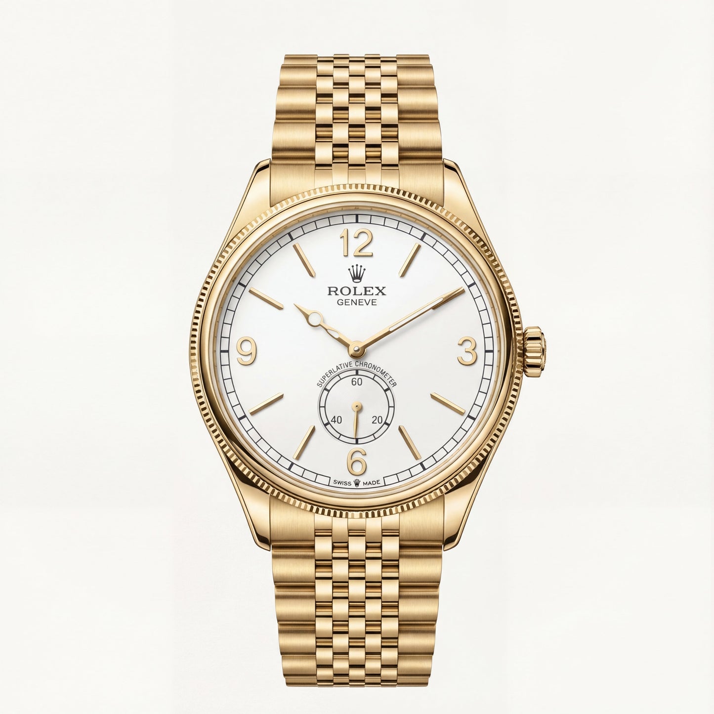 R0LEX Heritage Gold Small Seconds  Watch
