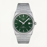 Centrix Emerald Green Waffle Dial Silver Watch