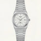 Centrix Silver Waffle Dial Watch