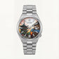 Kyoto Heritage Art Dial Silver Watch