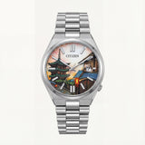 Kyoto Heritage Art Dial Silver Watch