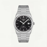 Centrix Black Waffle Dial Silver Watch