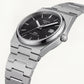 Centrix Black Waffle Dial Silver Watch