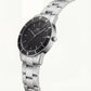 Silver Black Dial Minimalist Men’s Watch