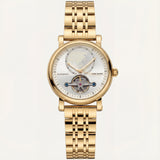 Royal Gold World Dial Open-Heart Automatic Women’s Watch