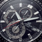 Steel Chronograph Black Dial Sport Men’s Watch