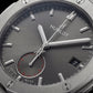 Silver Grey Minimalist Steel Men’s Watch with Sub-Dial