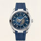 Ocean Blue World Time Automatic Men’s Watch