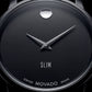 Matte Black Slim Minimalist Men’s Watch