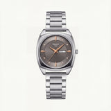 Steel Grey Diamond Index Day-Date Men’s Watch