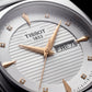 Silver Ivory Diamond Index Day-Date Men’s Watch