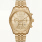Premium Gold Chronograph Stainless Steel Watch for Men