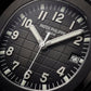 Premium Black Sports Steel Watch with Date Display