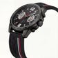 Sport Black Tachymeter Chronograph Watch – Racing Edition