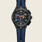 Scuderia Carbon Black Blue Chronograph Sport Watch